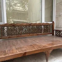 تخت چوبی سنتی|تخت و سرویس خواب|اراک, |دیوار