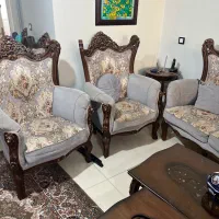 مبل یازده نفره جنس چوب راش|مبلمان خانگی و میز عسلی|تهران, سازمان برنامه جنوبی|دیوار