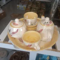 سفال خام و رنگ شده و تزئینی