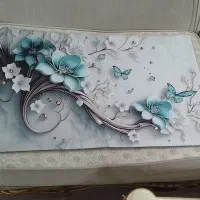 روبالشی دو رویه مخمل|رختخواب، بالش، پتو|قم, وادی السلام|دیوار