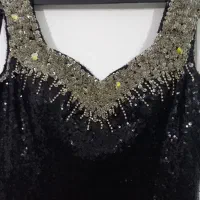 لباس مجلسی سنگ دوزی و پولک دوزی شده|لباس|خان ببین, |دیوار