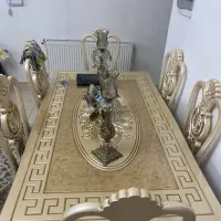 میز نهار خوری شش نفره جنس چوب