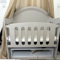 تخت گهواره شو کنار مادر|تخت و صندلی بچه|تهران, شکوفه (عبدل آباد)|دیوار