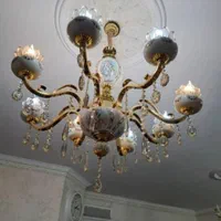 لوستر لهستانی مدل شاخه S  تسمه دار|لوستر و چراغ آویز|تهران, امام زاده حسن|دیوار