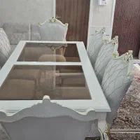 میز ناهارخوری کلاسیک ۸ نفره پارچه ترک|میز و صندلی غذاخوری|شیراز, فرگاز|دیوار