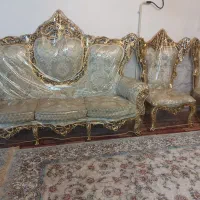 مبلمان سلطنتی ۹نفره و میز نهار خوری ۸ نفره ست کامل