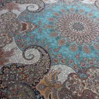 فرش فیروزه ای دوازده متری|فرش|کرمانشاه, |دیوار