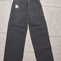 شلوار جین نیم بگ دخترانه نو|لباس|اراک, |دیوار