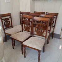 ۸ عدد صندلی درجه یک چوب راش