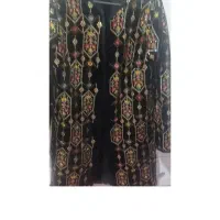 مانتو مخمل سوزن دوزی