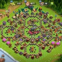 اکانت کلش آف کلنز تالار شهر 17