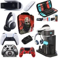 پایه شارژ دسته،پایه فن،کیف کنسول،کاور دسته،کابل ها