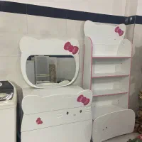 ست سرویس خواب نوجوان تمام MDF کارکرده سالم|تخت و سرویس خواب|ارومیه, |دیوار