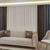 پرده ضخیم  بدون نیاز به زیر پرده