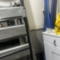 تخت دوطبقه فرفورژه با میز ارایش|تخت و سرویس خواب|تهران, دهم فروردین|دیوار