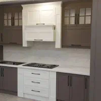 کابینت مدرن شیک با هایگلاس پاک چوب ( متری )|مصالح و تجهیزات ساختمان|بهارستان, |دیوار