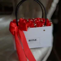 دسته گل روبانی ماندگار