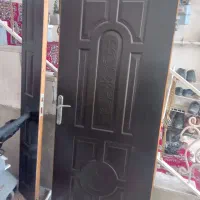 دو لنگه درب چوبی بدون چارچوب فلزی