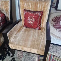 مبل هفت نفره کارکرده سالم|مبلمان خانگی و میز عسلی|تهران, استاد معین|دیوار