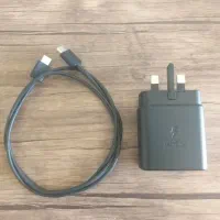 شارژر45واتی سامسونگ با کابل اصلی رو کارتونی