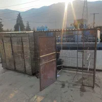 گنجه کفتر اهنی درجه یک هرکدوم چهارچرخ داره