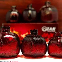 انار شیشه ای ۳ سایز