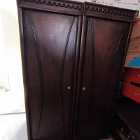 فروش دو تکه کمد چوبی