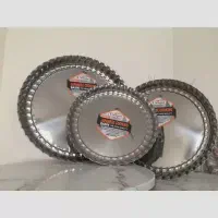 سینی ۳ سایز کنگره استیل یونیک|ظروف سرو و پذیرایی|تهران, مطهری|دیوار