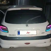 پژو 206 مدل 82 تمام رنگ و آبرنگ