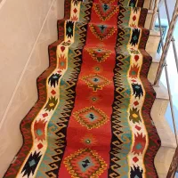 فرش راه پله تمیز