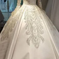حراج لباس عروس ساتن