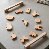 ست دستگیره چوبی فانتزی عروسکی