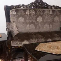 مبل تمام چوب منبت ست ۹ نفره