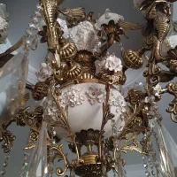 لوستر.وکنارمبلی|لوستر و چراغ آویز|ری, دیلمان|دیوار