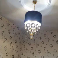 آباژور رو میزی و لوستر ست