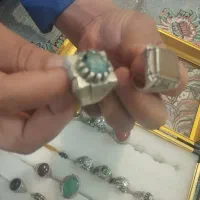 انگشتر موزانایت  کشاورز  یک و انگشتر ری احمد یک