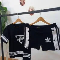 کراپ و شلوارک ورزشی ست