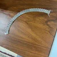 دستبند نقره تایلندی نگین دار زنانه ومردانه