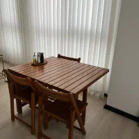 میز تاشو 2 به ۴ به ۶ تمام چوب|میز و صندلی غذاخوری|رشت, گلسار|دیوار