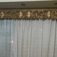 کتیبه دو عدد به همراه پرده