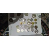 تعدادی سکه از کشورهای اطراف ،