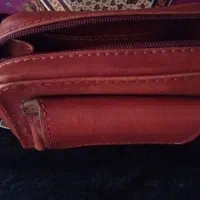 کیف پول و کمری چرم