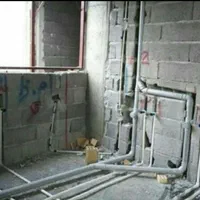 لوله کشی اب وفاضلاب وبرق کاری ساختمان ونصب