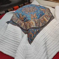 لحاف کرسی مدل ققلی تمام دوخت با کیفیت بسیار بالا