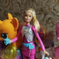 پرنسس باربی فیگور وان پیس و عروسک اسب پونی