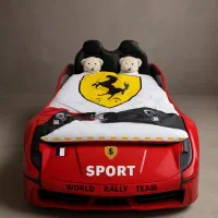 تخت و کمد  مدل ماشین