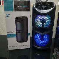 اسپیکر بلوتوثی ۳ اینچ دوبل رقص نور تمام صفحه|پخش‌کننده همراه|اراک, |دیوار