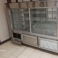 یخچال ویترینی ۲متری تمام استیل