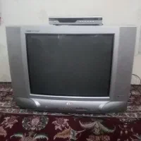تلوزیون 21 اینچ ال جی و دیجیتال صنام رنگ نقره ای