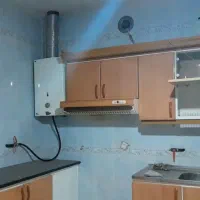 فروش کابینت در حد نو رنگ استاتیک با هود وسینک|مصالح و تجهیزات ساختمان|خمینیشهر, |دیوار